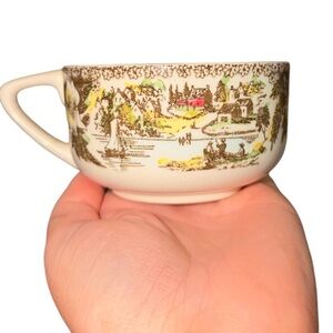 Royal China Fair Oaks Fishing Scene Cup